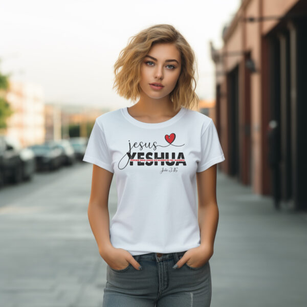 T-shirt Yeshua Deus amou o mundo